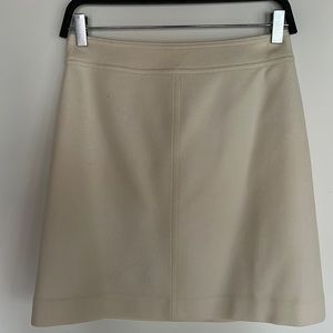 J. Crew princess mini shirt ivory wool